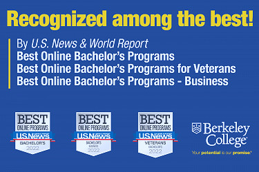 U.S. News & World Report Ranks Berkeley College Online Programs Top in N.J.